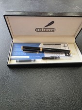 BEILUNER Black Fountain Luxury Pens with 24K Gold Accents New picture