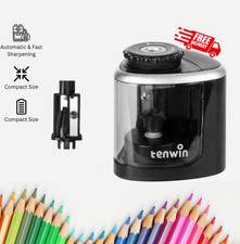 Automatic Electric Pencil Sharpener Helical Blade Fast Sharpen Home Office New picture