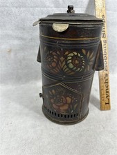 antique whale oil lamp burner stove food warmer camp nursery Civil War 1860 picture