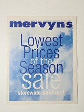 2001 Mervyn's Lowest Prices Season Circular May 13-19 28 Pages Vintage Catalog picture