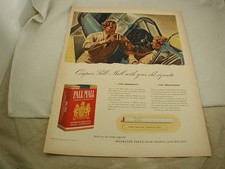World War II History Lot of 7 Ephemera WW2 Cigarette Vintage Advertising picture
