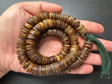 108 Yak Bone Mala Beads 9mm, 21 | Tibetan Buddhist Prayer Mala | Handcrafted Me picture