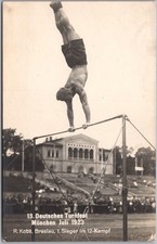 1923 DEUTSCHES TURNFEST - Munich, Germany Photo RPPC Postcard 