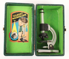 Gilbert Microscope Vintage S-15 with Original Case Needs Mirror picture