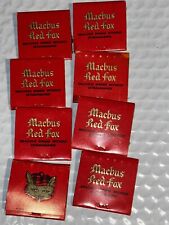 Vintage Matchbook Hoffa Detroit Machus Red Fox Sly Fox Michigan Lot Of 8 picture