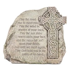 Celtic Cross Garden Plaque 8