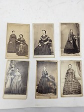 Lot of  CDV’s  FASHIONABLE LADIES 1850’s -80’s  Carte de Vista Photos picture