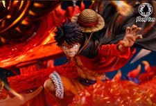 RanDian Studio One Piece Luffy Model vs Fire Dragon Pre-order Painted H65 Led picture