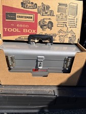 Sears Craftsman USA Nos Rare Toolbox In Vintage Fold up Box 6500 18”x8”x9 W Tray picture