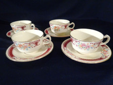 Homer Laughlin Brittany Majestic Set(s) of 4 Cups and Saucers picture
