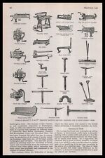 1914 Peck Stow & Wilcox Boston MA Tinsmith's Machines & Tools Vintage Print Ad picture