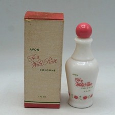 Avon White Milk Glass Lotion Cologne Perfume Bottle 1960's Full 2 oz picture
