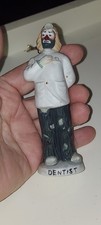 Vintage Emmett Kelly Jr Dentist Hobo Clown Porcelain Flambro Figurine Ornament.  picture