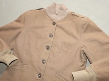 US Army WW2 WAC Women's M-43 Wool Field Jacket Liner EXC '44 10R Female Coat Vtg picture