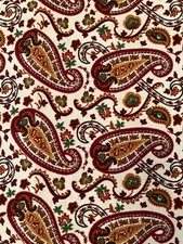 Longaberger Chelsea Paisley 5 Yards Uncut Bulk Fabric HTF Rare picture