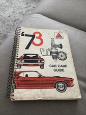 VTG 1973 CITGO Car Care Guide 306 pgs Boss Mustang 1968 1969 1970 1971 +MORE picture