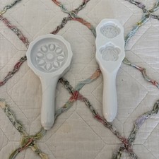 2 Schmid Design Folio Porcelain Butter Candy Molds picture