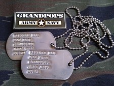 Vietnam U.S. Military Dog Tags Personalized picture