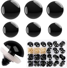 16~30 mm Large Black Safety Eyes for Amigurumi Crochet Crafts Dolls Making Stuff picture