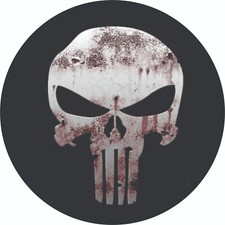 Bloody White Skull tire cover Access Any Size picture