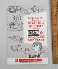 Vintage Red Star Yeast Instant Blend Recipe Book Cookbook Universal Foods  picture