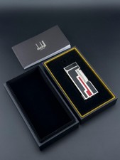 Dunhill Rollagas Lighter Art Deco Black & Red Lacquer w/Silver Lines - VERY RARE picture