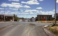 Orig 1963 Slide Downtown Street Scene Burns Oregon Vintage Cars B93 picture