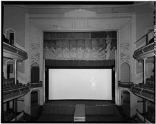Fall River MA Academy Building Proscenium Stage 1900s Interior Theater picture