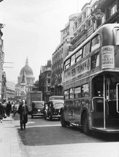 Fleet Street is a major street mostly in the City of London It run- Old Photo picture