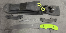 KA-BAR Zombie Killer War Sword, KA-5701 Green with sheath and small knife picture