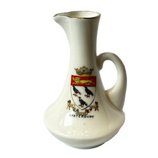 FOLEY CHINA CANTERBURY IVORY ENGLAND UK MINI CRESTED-WARE TRINKET picture