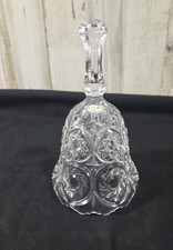 Vintage Crystal Art Cut Glass Decorative Bell 7