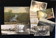 Lot of 10 Vintage Postcards Parkersburg West Virginia Flood plus more WV posts picture