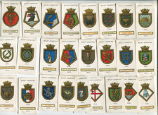 1925 W.D. & H.O. WILLS SHIPS BADGES 25 DIFFERENT TOBACCO CARDS picture