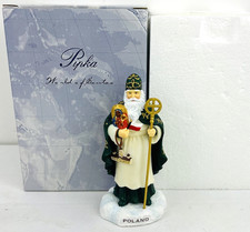 Pipka World Of Santas Poland 5.25” Figurine #14007 Christmas Festive 2004 w/Box picture