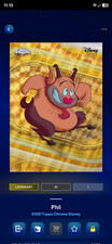 ​DIGITAL Topps Disney Collect 2025 Chrome Phil 1/1 SuperFractor Legendary Card picture