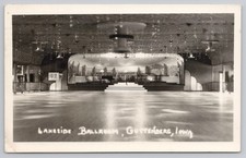 Interior, Lakeside Ballroom, Guttenberg, Iowa IA 1942 RPPC Postcard picture
