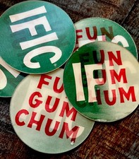 6-Vintage 1960s IFIC “Fun Gum Chum” 3” Flasher  Vari-Vue NOS picture