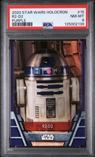 2020 R2-D2 R2D2 PSA 8 TOPPS STAR WARS HOLOCRON SERIES PURPLE #'d /10  picture