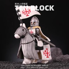 Haute Custom Minifigure 4 Knights Centurions Building Brick Block toy Gift picture