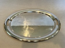 Gorham YC 857 Silverplate Oval Waiter Serving Tray, 22
