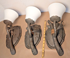 Vintage Kalco Ponderosa Wall Light Sconce Set *rare discontinued * picture