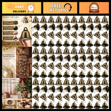 150 Pcs Vintage Bronze Bells 1.5