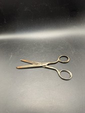 Vintage Industrial Scissors Shears Stamped Guaranteed Tool Steel Patina Prop picture