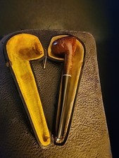 Antique C.P.F Best-make smoking pipe In Case With Pipe picture