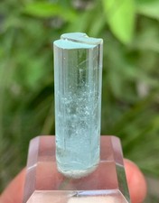 25.30 Cts  Natural Sky Blue Aquamarine Crystal Specimen From Shigar Pakistan picture