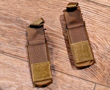 2 Pouch Military 9MM .45 Cal Pistol Mag Clip Ammo USMC FSBE Multi-Tool Coyote picture
