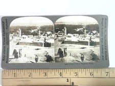 Distant View of Damascus Syria Stereoview Keystone View Co. 1905 Curved Mount picture