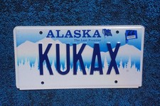 2022 Alaska Last Frontier Vanity License Plate - KUKAX = GRANDMOTHER picture