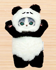 Mofusand Panda Cat Mascot Plush Chain Panda Kitty Nyan Stuffed Toy Genuine Japan picture